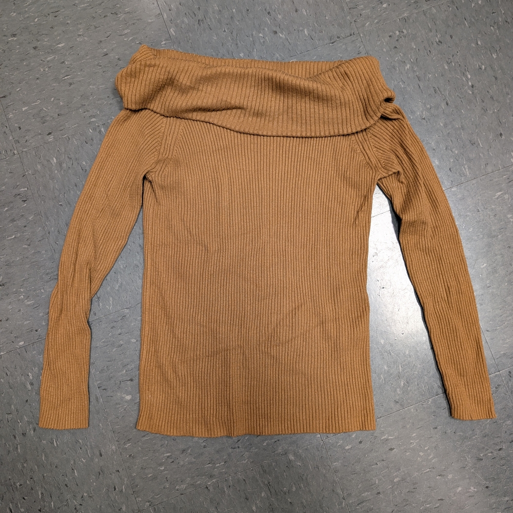 Banana Republic Off-Shoulder Sweater - Brown